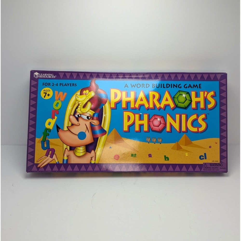 Pharaoh's Phonics Board Game by Learning Resources (ages 7+) Word Building Game